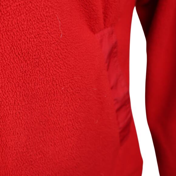 Coldwater Creek Red Fleece Jacket | Women’s S | Full Zip & Pockets - Picture 7 of 9
